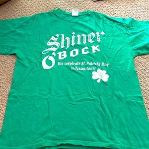 Vintage Shiner Bock St Pattys Day Tshirt (Men’s L)